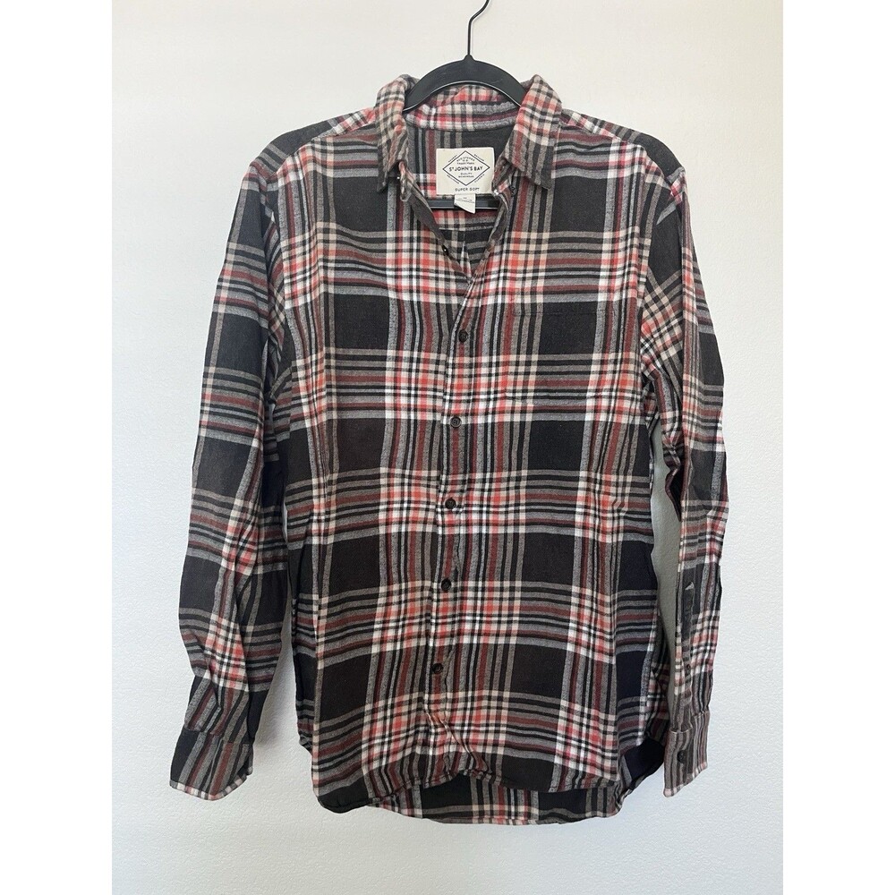 Men’s St. John’s Bay Flannel Shirt Size Medium